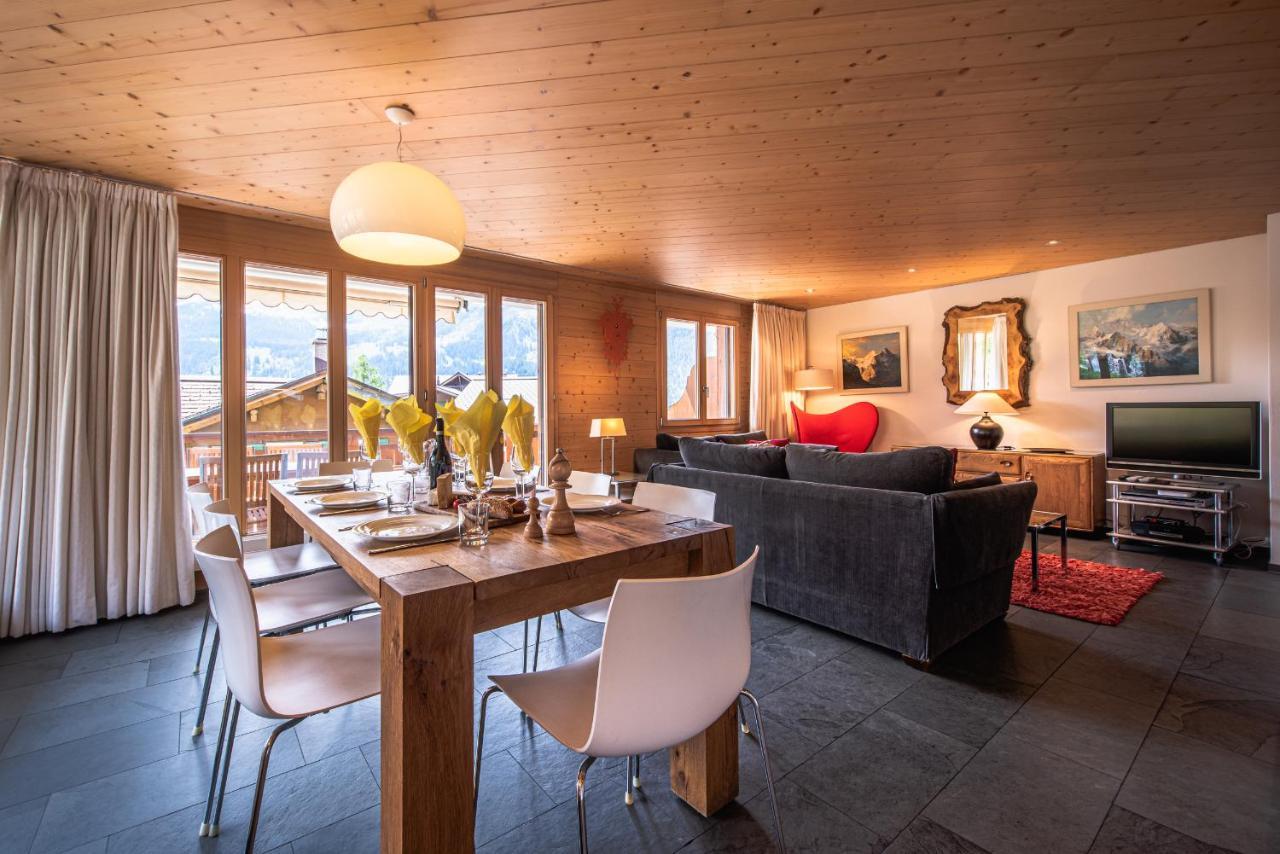 Chalet Bella Vista 4 Wengen Exterior foto