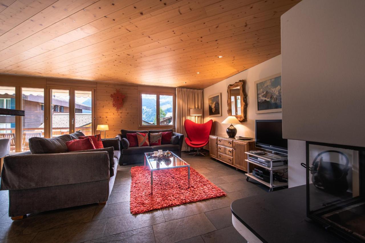 Chalet Bella Vista 4 Wengen Exterior foto